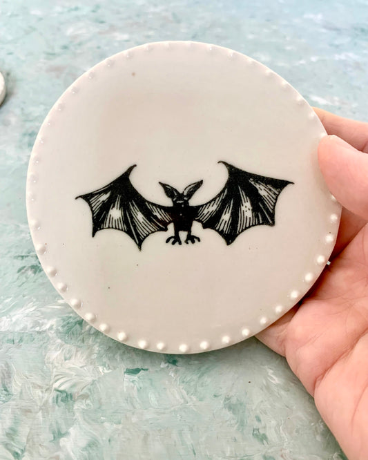 Handmade Halloween Porcelain Coasters