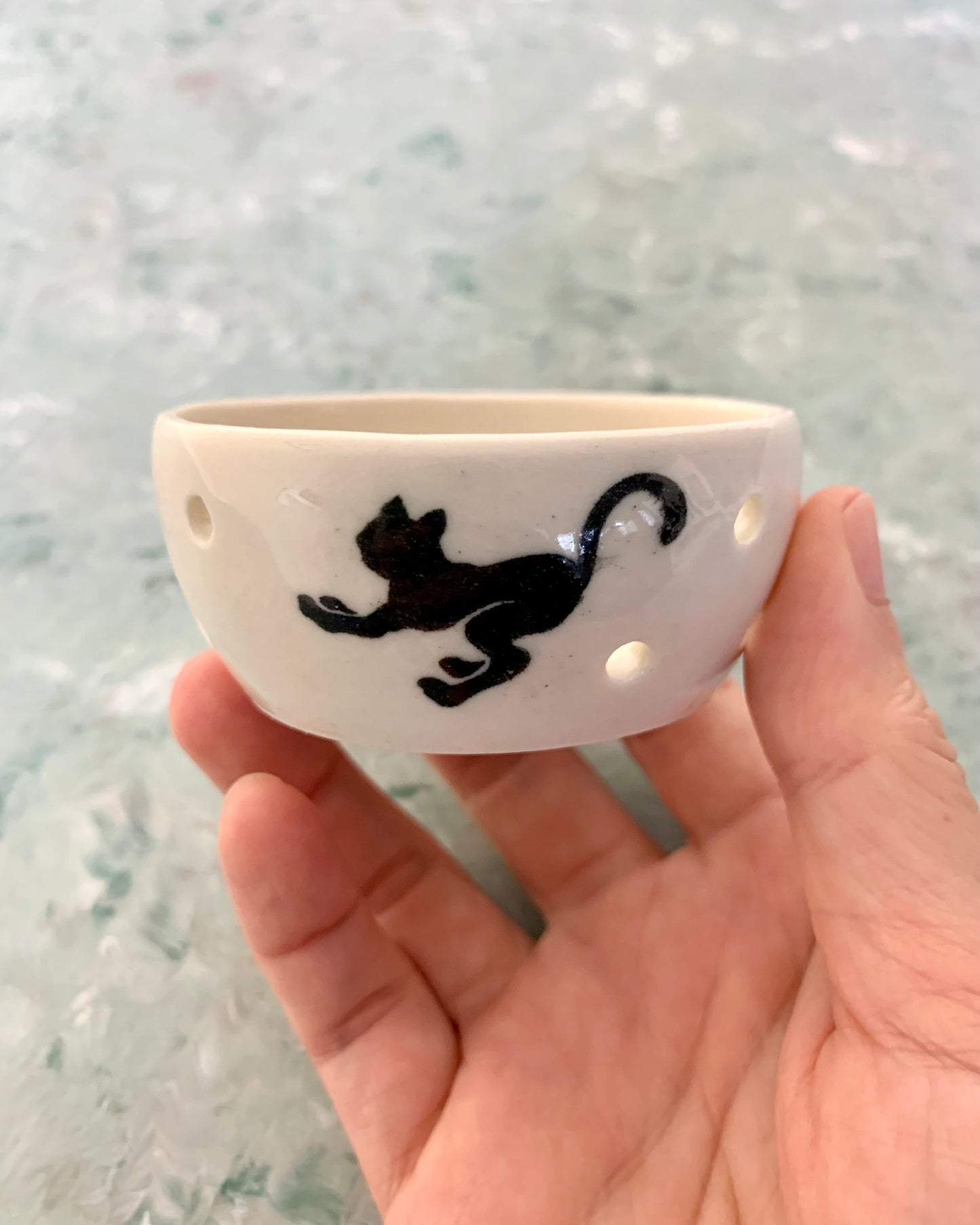 Handmade Halloween Tealight Candle Holders, Black Cats, Spiders, Owls, Witches hats