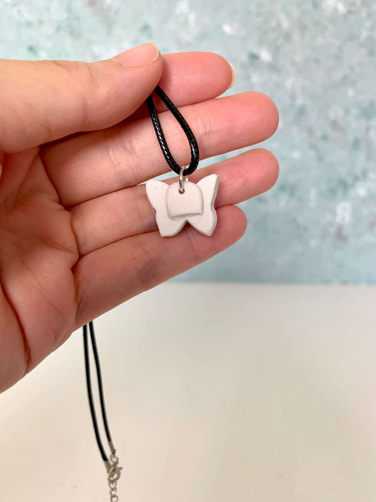 Handmade Butterfly Necklace with Adjustable Length