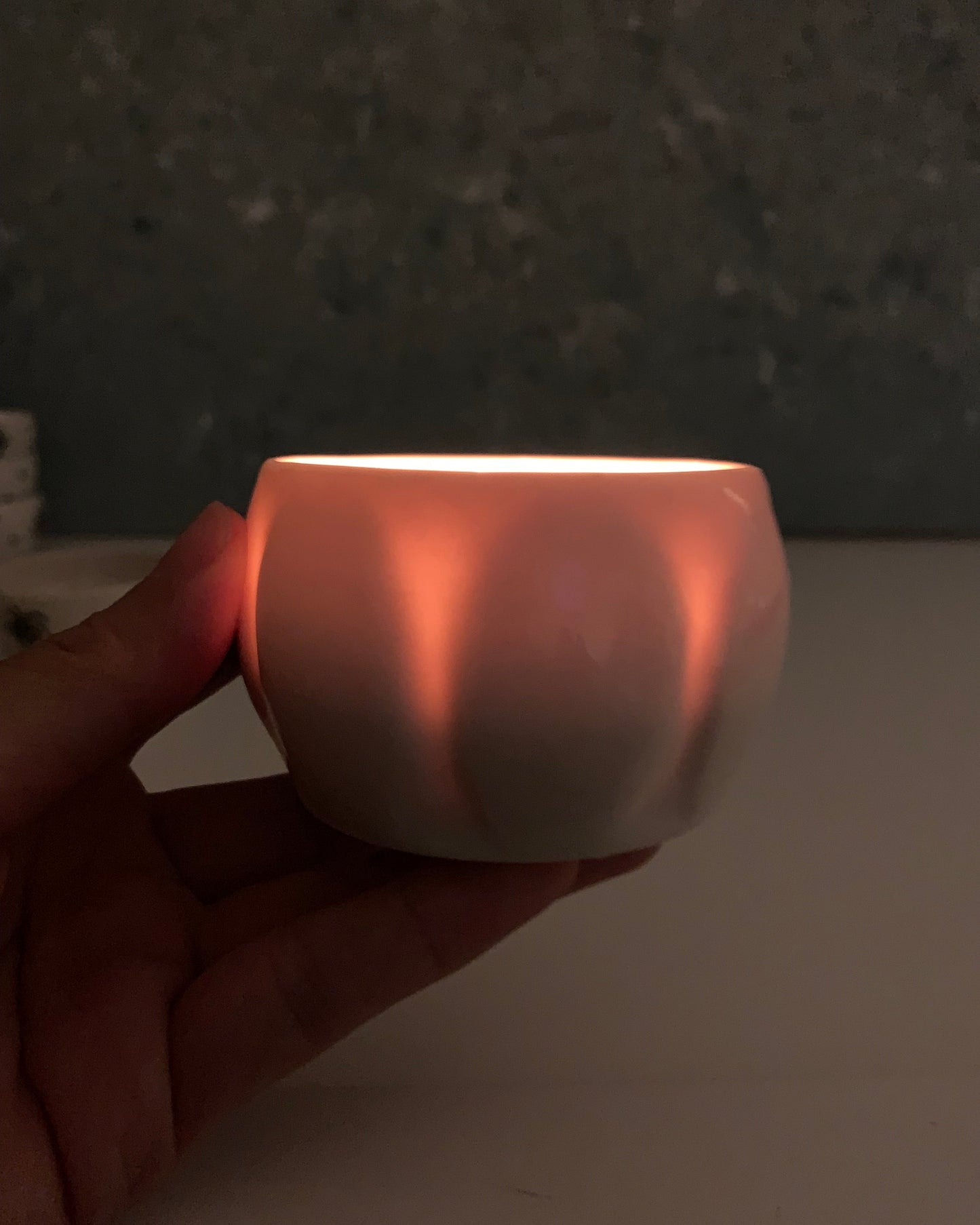 Handmade Halloween Pumpkin Tealight Candle Holders