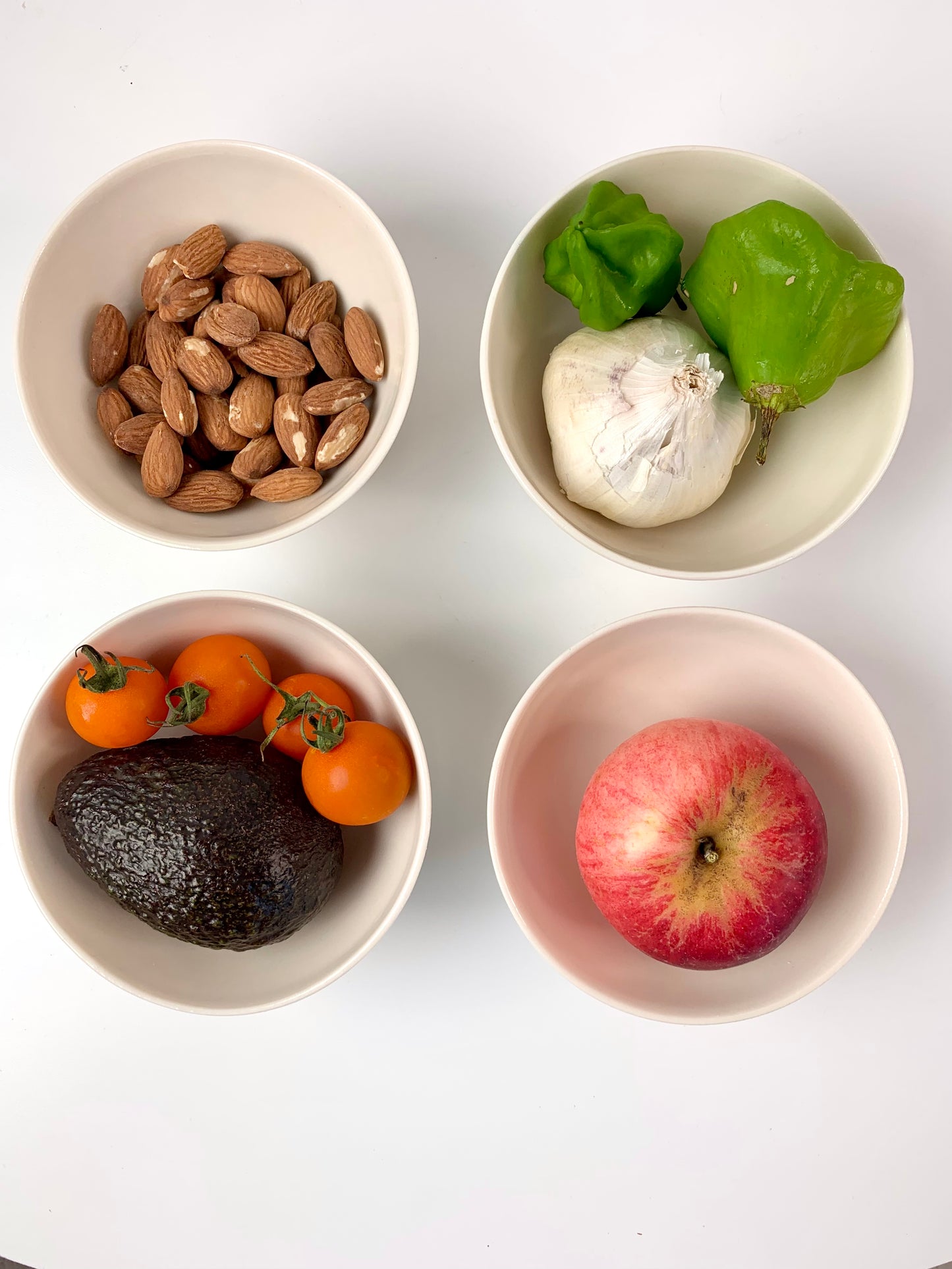 Hand-carved and painted mini porcelain bowl