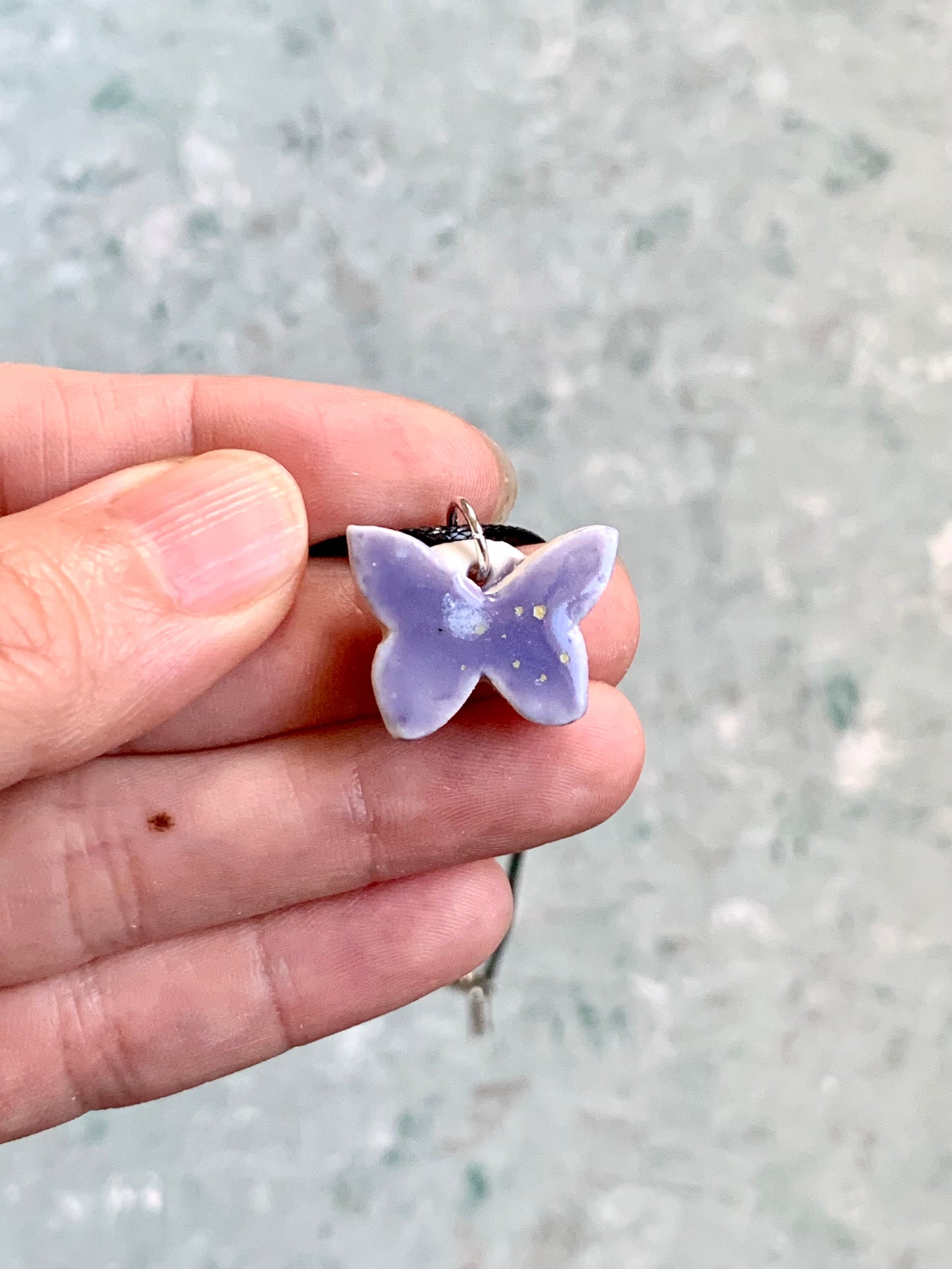 Handmade Butterfly Necklace with Adjustable Length