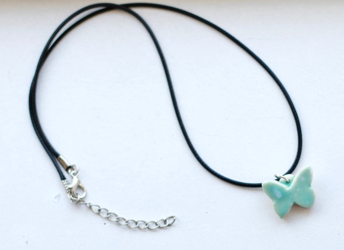Handmade Butterfly Necklace with Adjustable Length