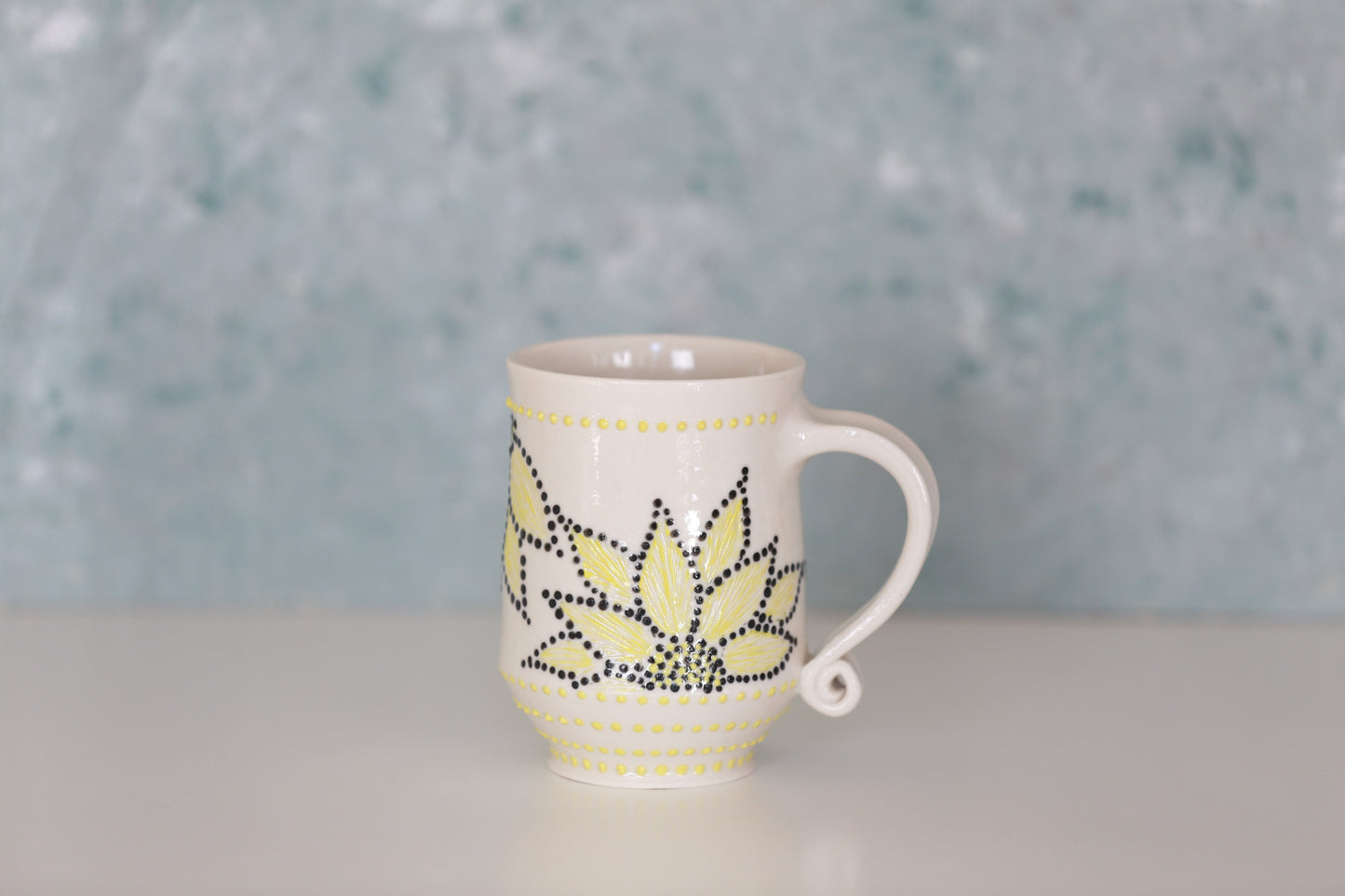 Sunflower Porcelain Mug