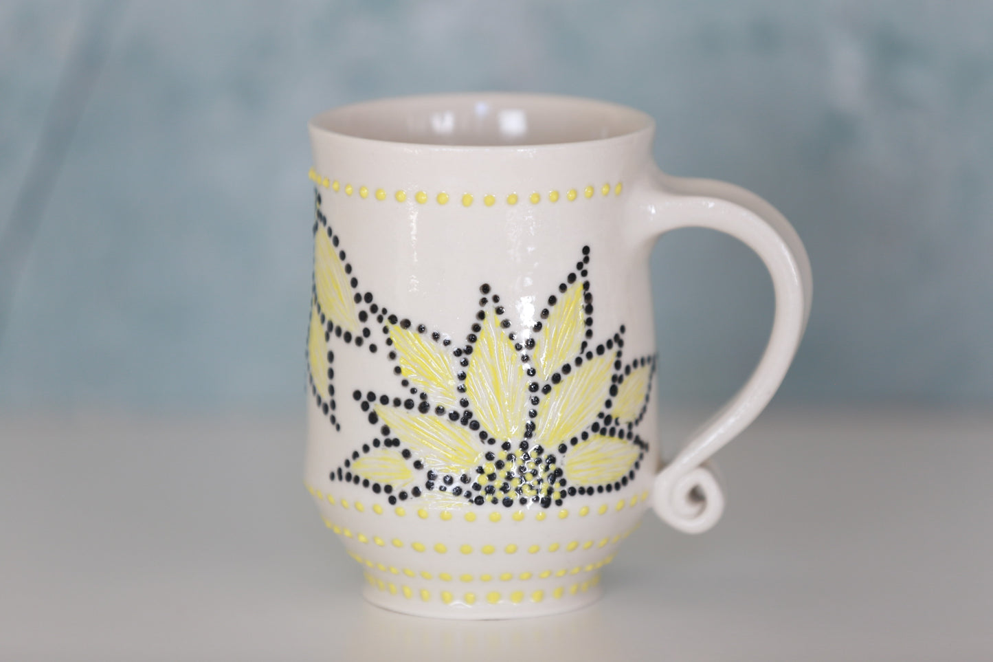 Sunflower Porcelain Mug