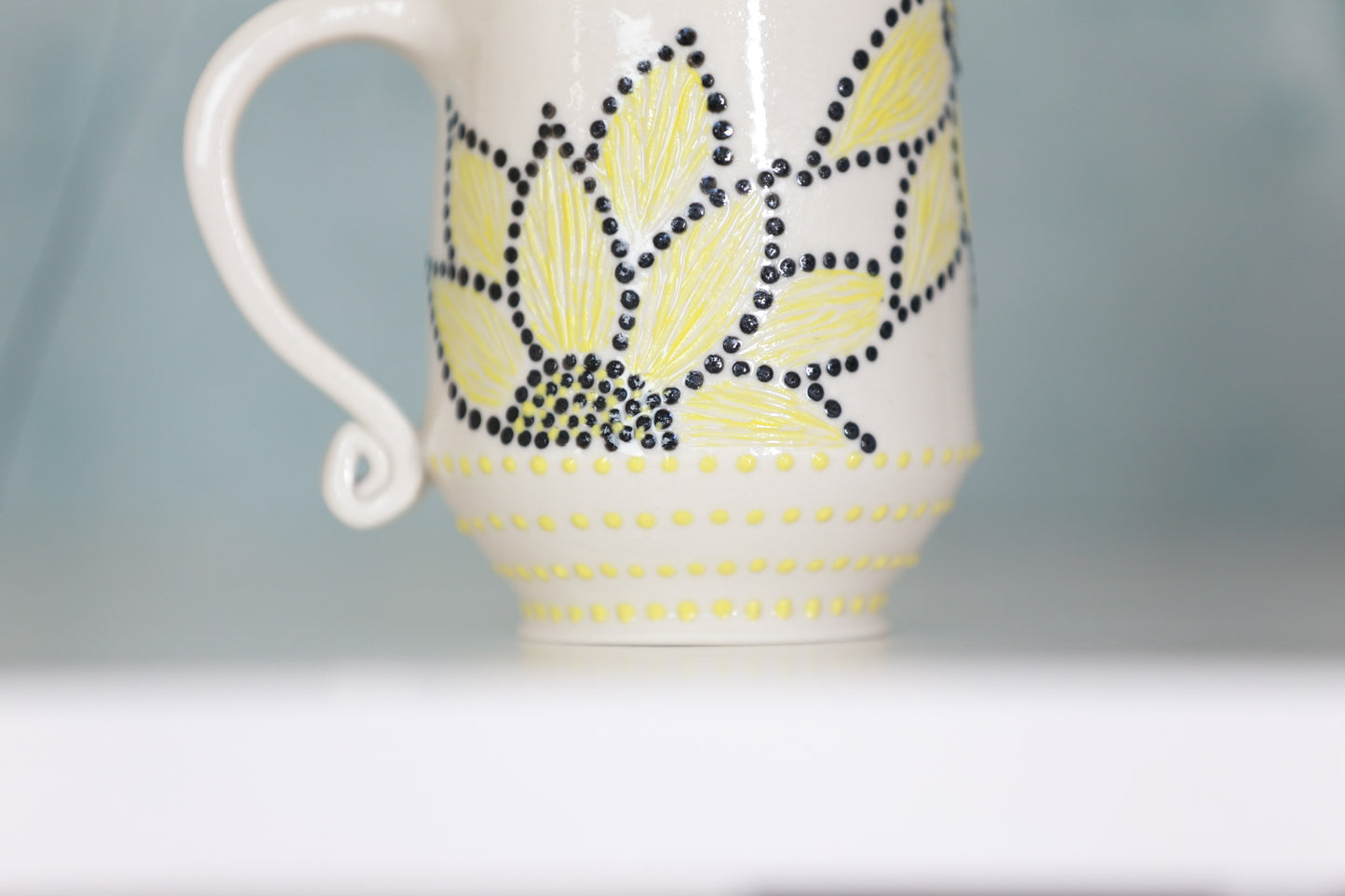 Sunflower Porcelain Mug