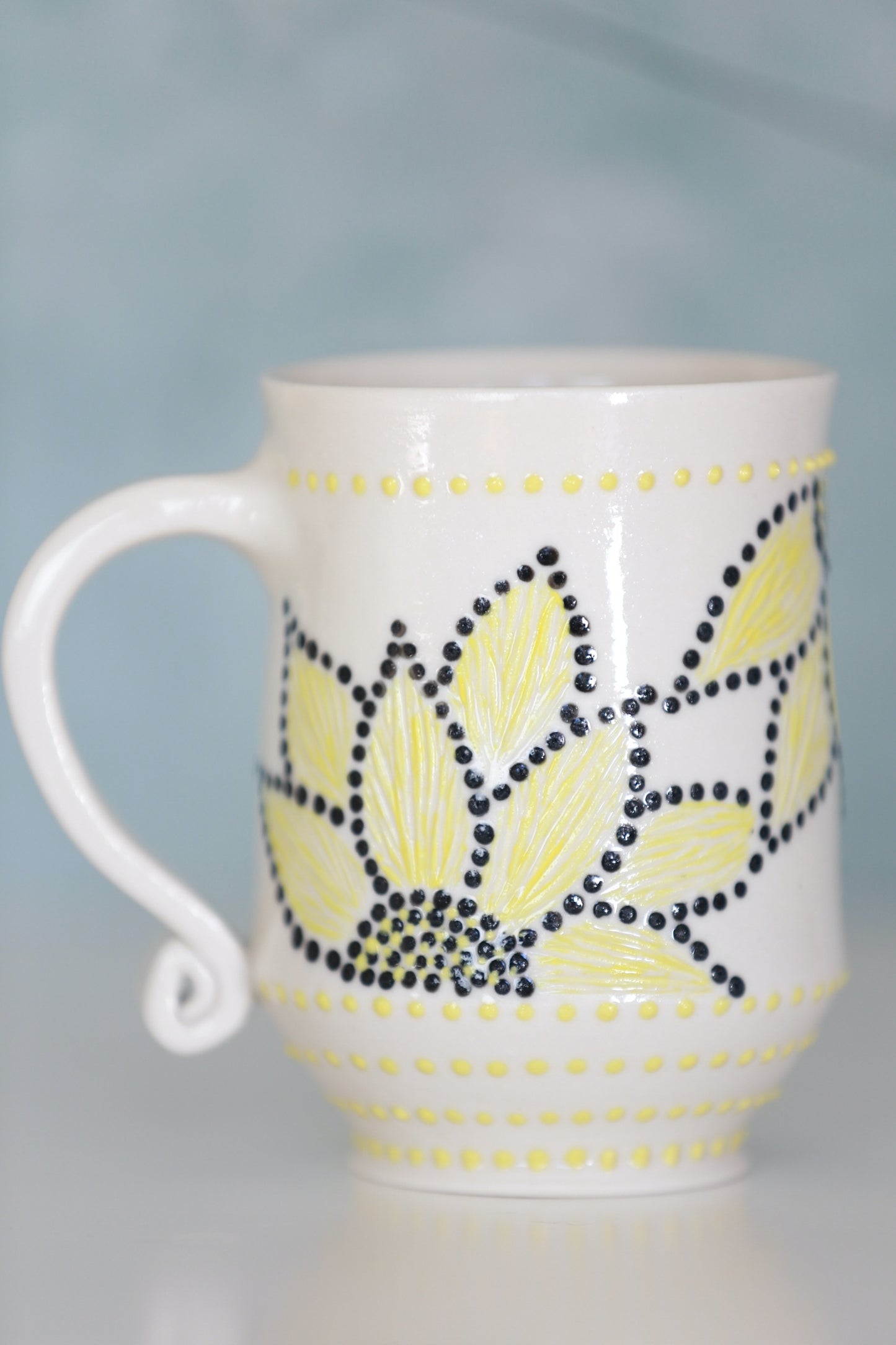 Sunflower Porcelain Mug