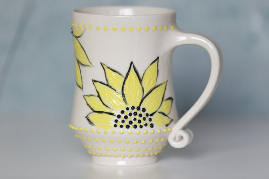 Sunflower Porcelain Mug