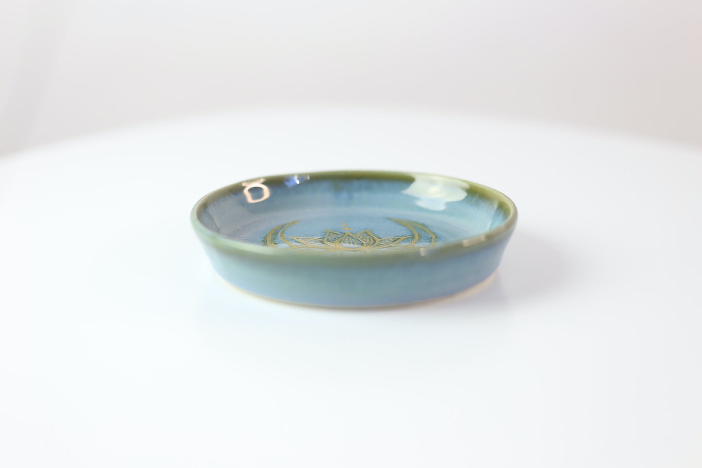 Lotus and moon Jewelry Dish