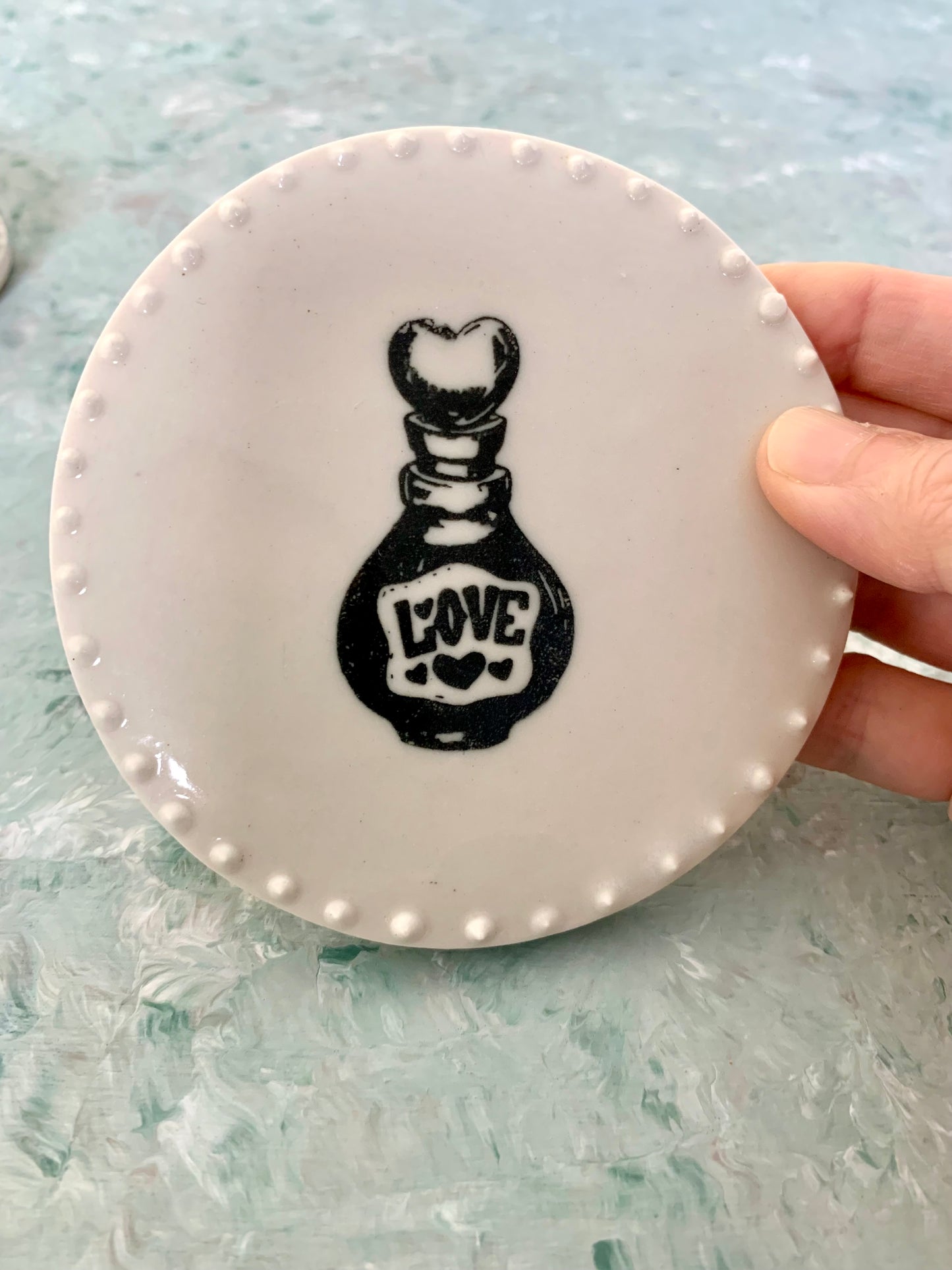 Handmade Halloween Porcelain Coasters