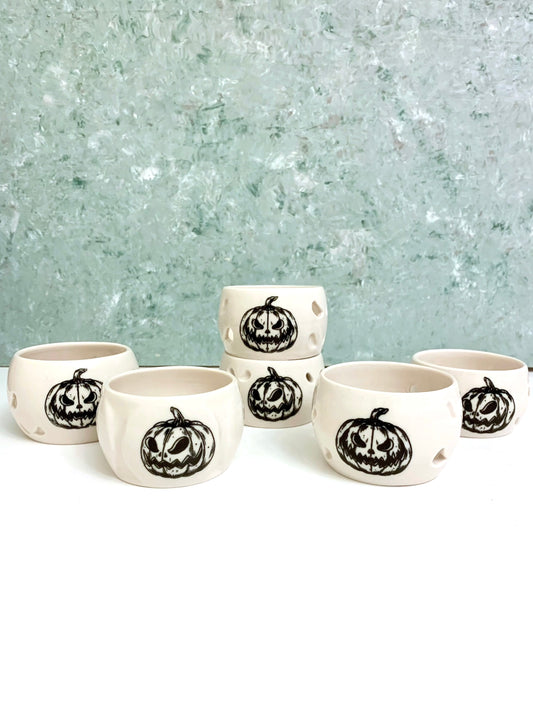 Handmade Halloween Pumpkin Tealight Candle Holders