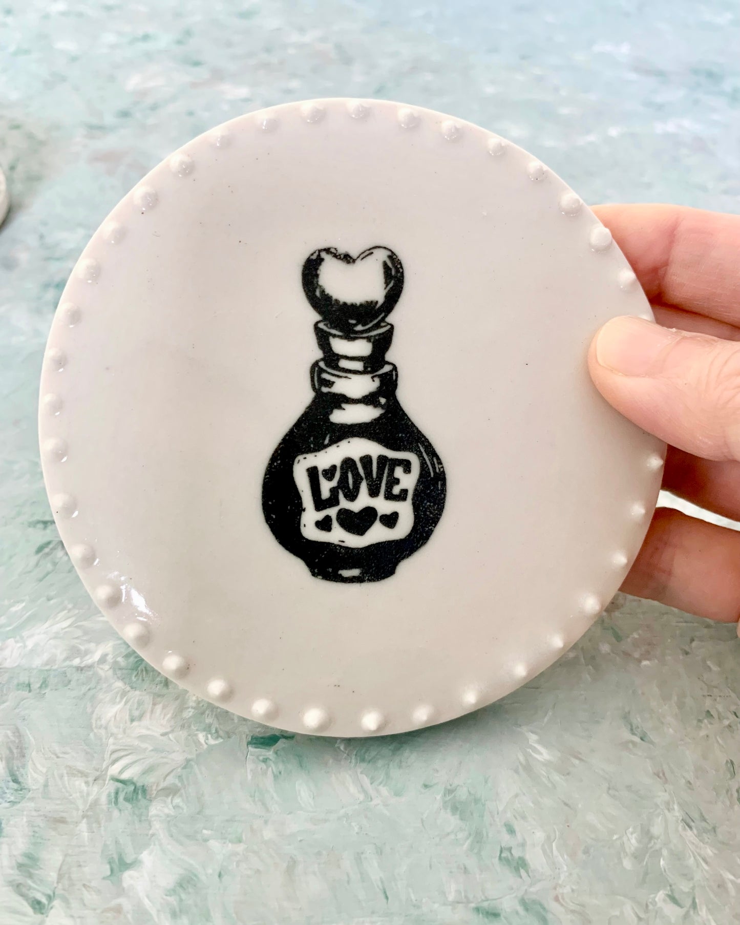 Handmade Halloween Porcelain Coasters