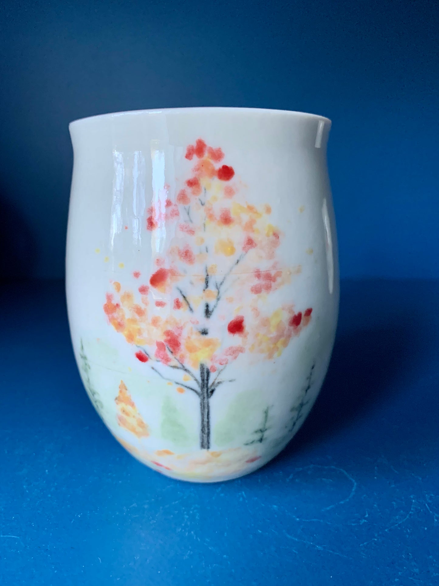 Autumn themed Porcelain mug