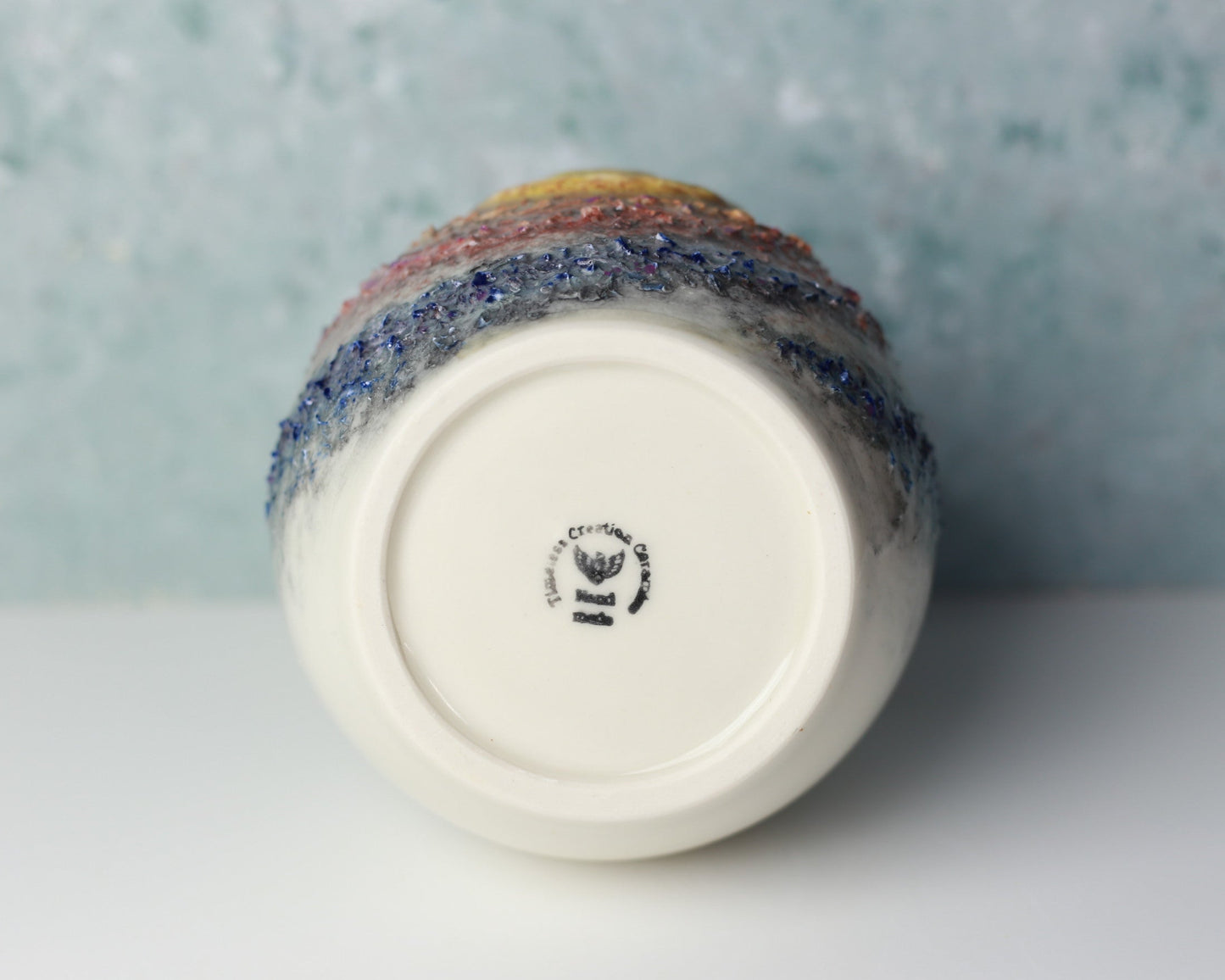 Handmade Porcelain Universe Vase – Symbolic Pottery Inspired by Spirit & Nature
